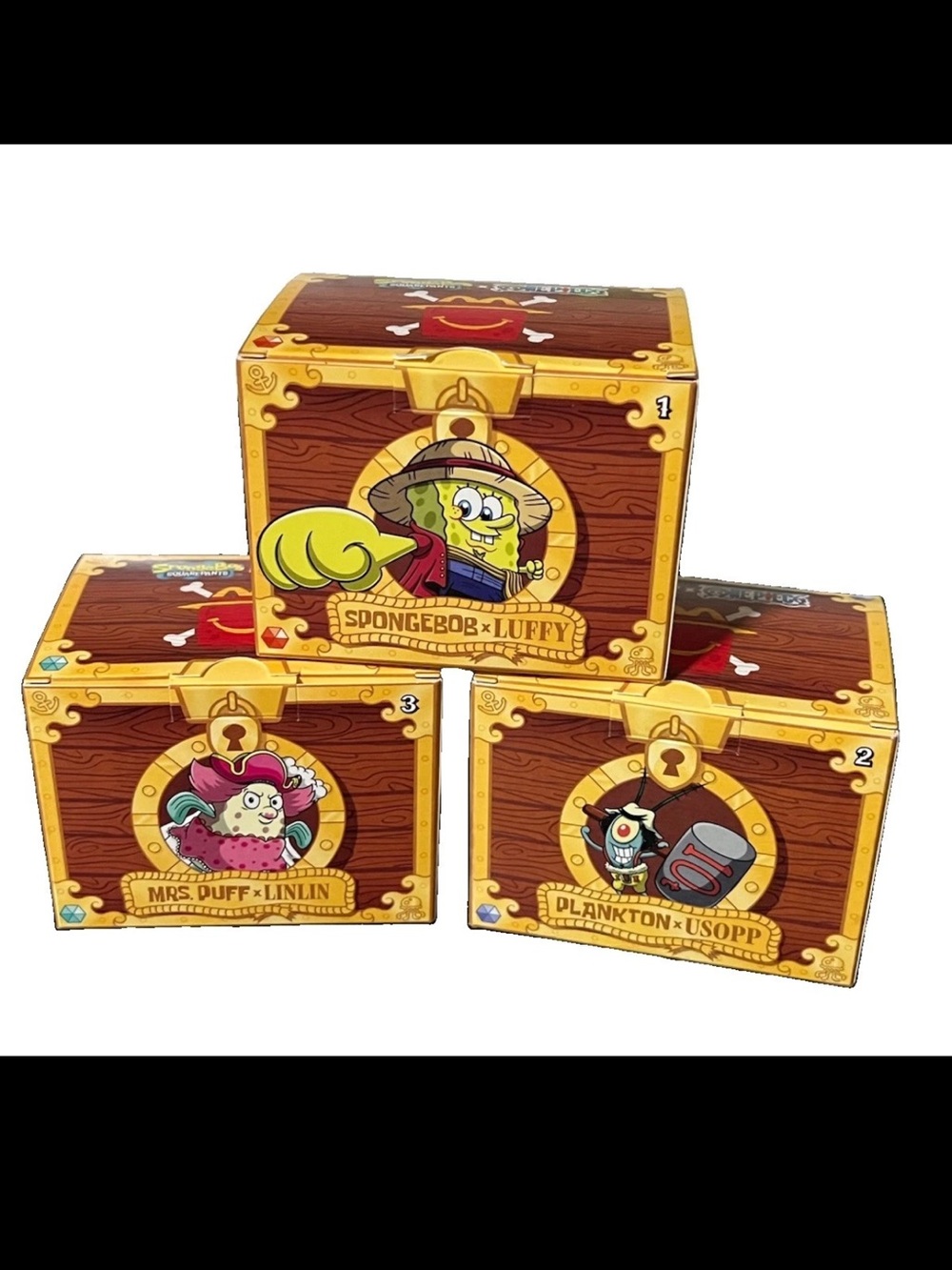 Nickelodeon SpongeBob x One Piece Pirate Treasure Box Set McDonald’s